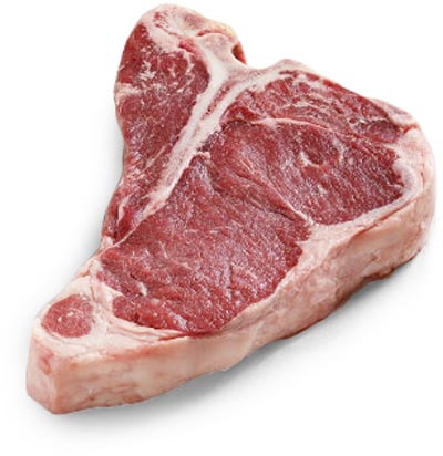Fornitura carne per ristoranti: bovino adulto T-bone steak